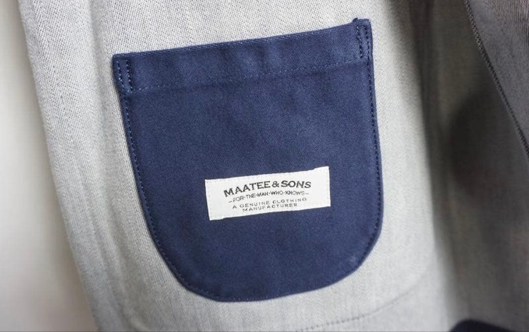 21AW MAATEE＆SONS モールスキン ジャケット 514O▲