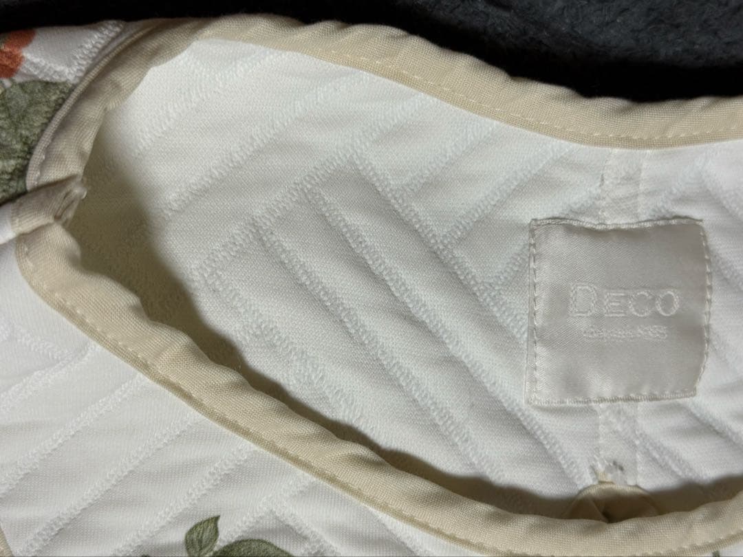 トップス DECO depuis 1985 FLOWER QUILT 2WAY VEST