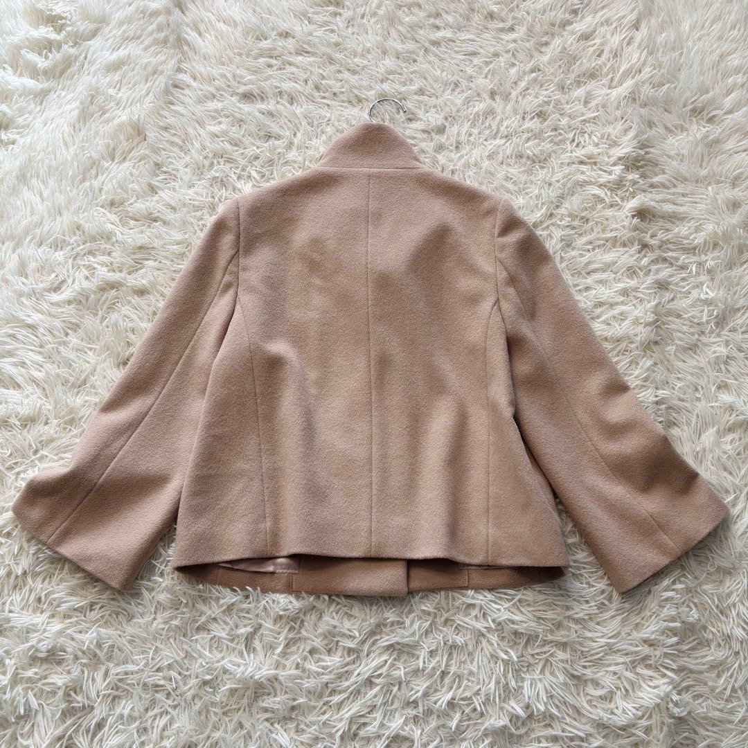 ✨極美品✨ アナイ アンゴラビーバーショートコート スタンドカラー ウール混