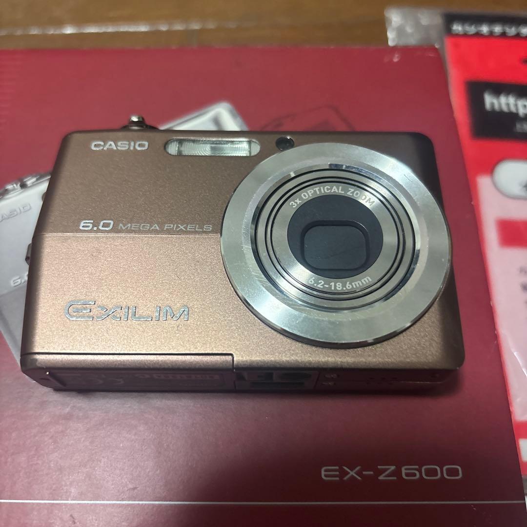 CASIO デジタルカメラ EXILIM ZOOM EX-Z600 ブラウン
