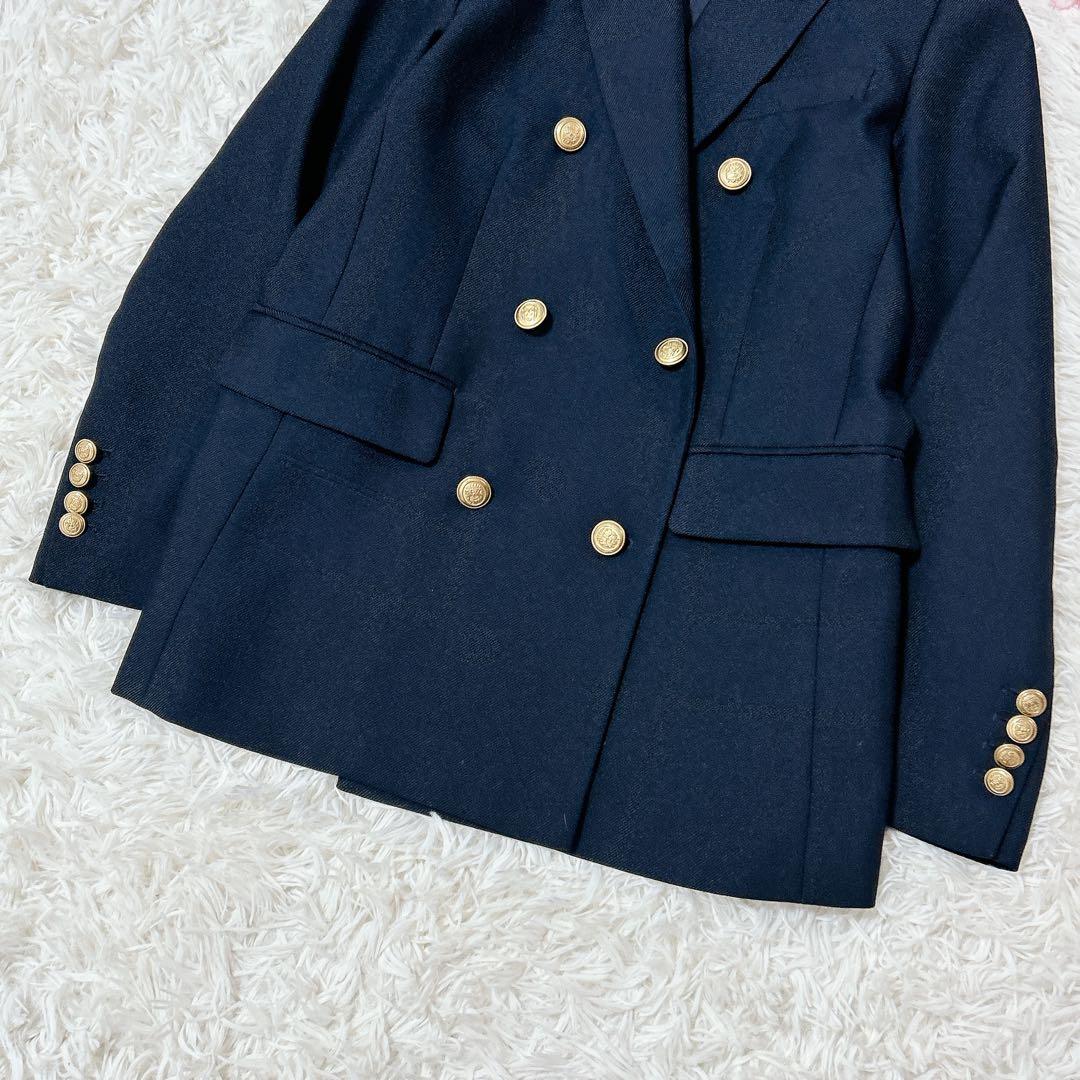 未使用級✨ ジャーナルスタンダードレリューム 紺ブレ ダブルブレスト 金ボタン