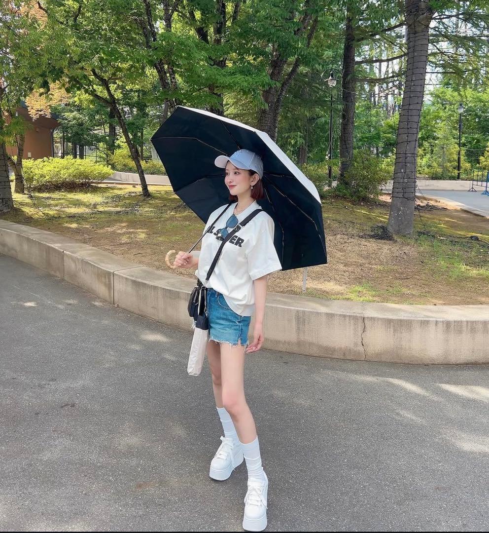 しいちゃん 100%遮光日傘 ベージュ