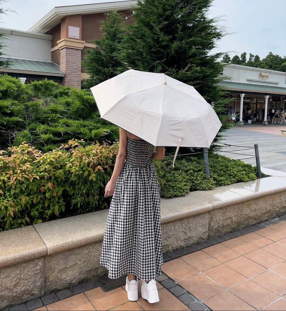 しいちゃん 100%遮光日傘 ベージュ