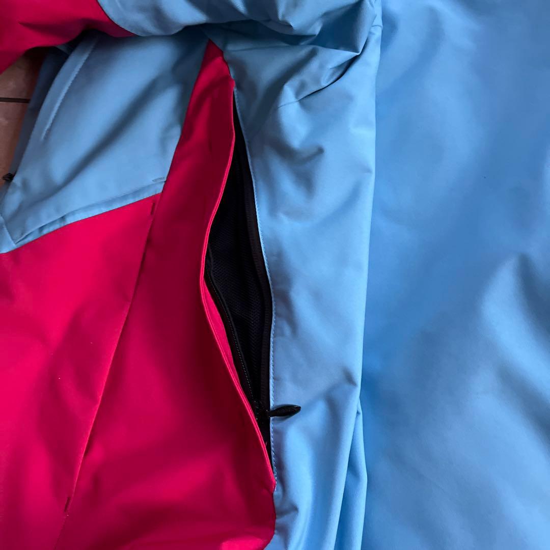 DESCENTE スキーウェアセット 赤/青ユニセックスssサイズ