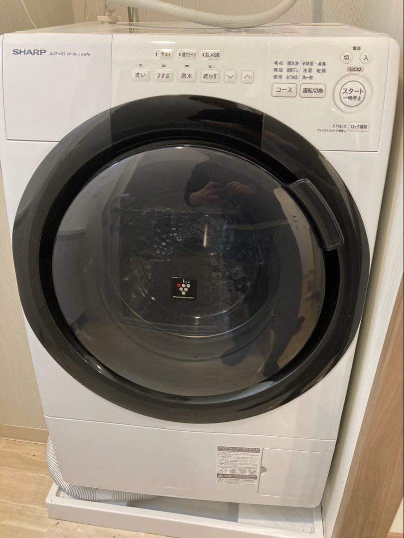 ※最終値下げ1/9に削除予定 SHARP ドラム式洗濯機 本体　ES-S7H