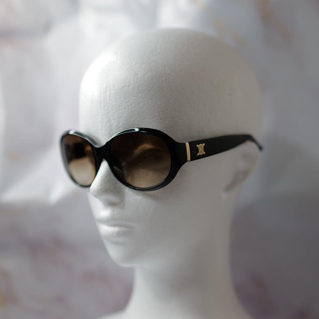 celine セリーヌ トリオンフ オーバル Y2K サングラス ケース付き