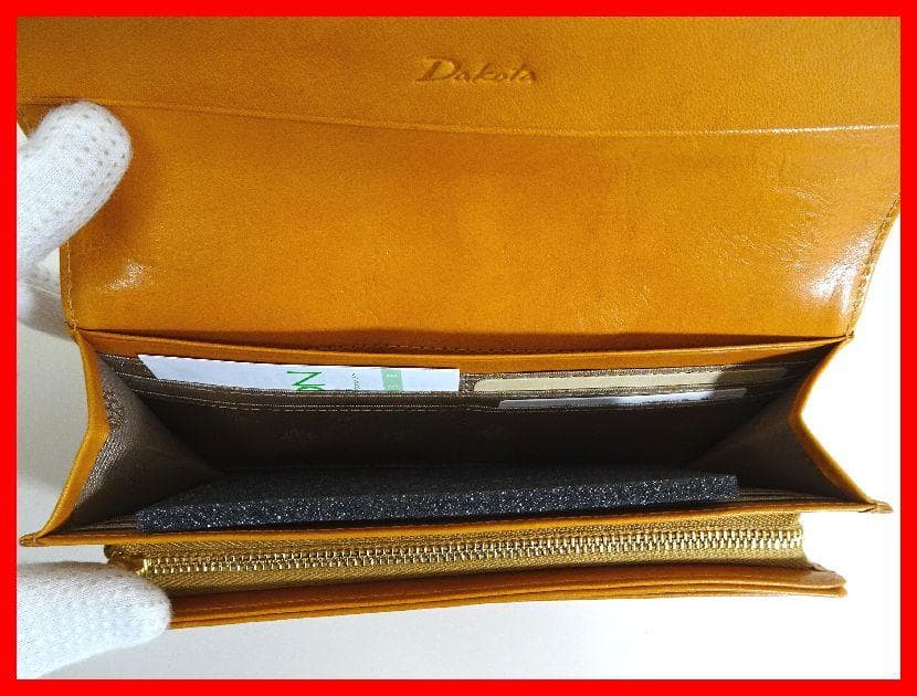 ダコタ　クーポラ　長財布　0031722　マスタード　未使用　新品　Mイ-343