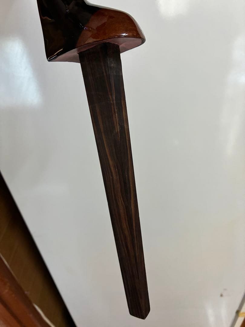 沖縄三線！黒木！上質黒檀！ユナー型 ！本蛇皮　本張り【一枚張り】