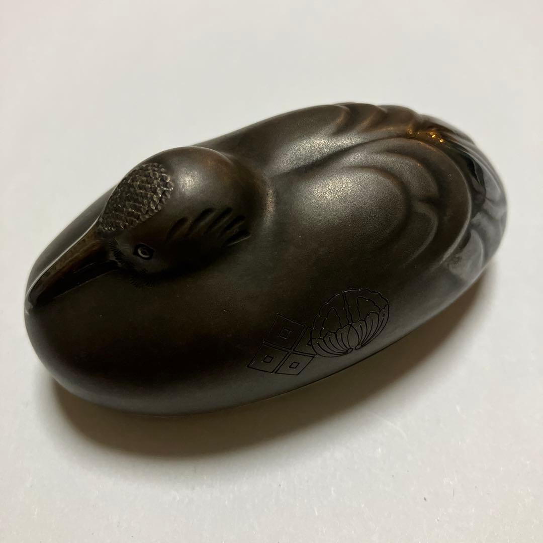 純銀 ボンボニエール　鶴