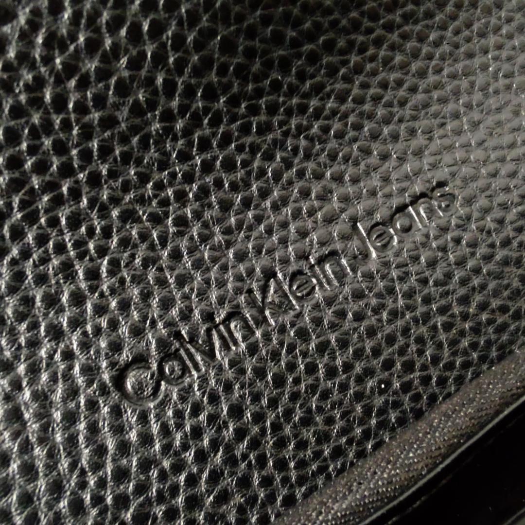 残1★【新品】CK ロゴ カルバンクライン チェーン クロスボディバッグ 黒