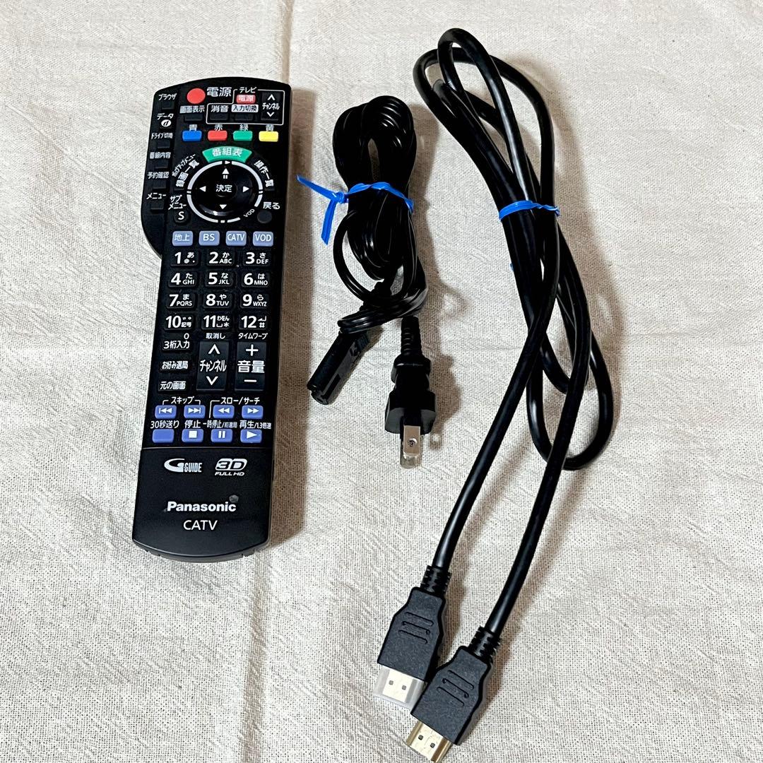 美品Panasonicブルーレイレコーダー TZ-BDT920PW 1TB