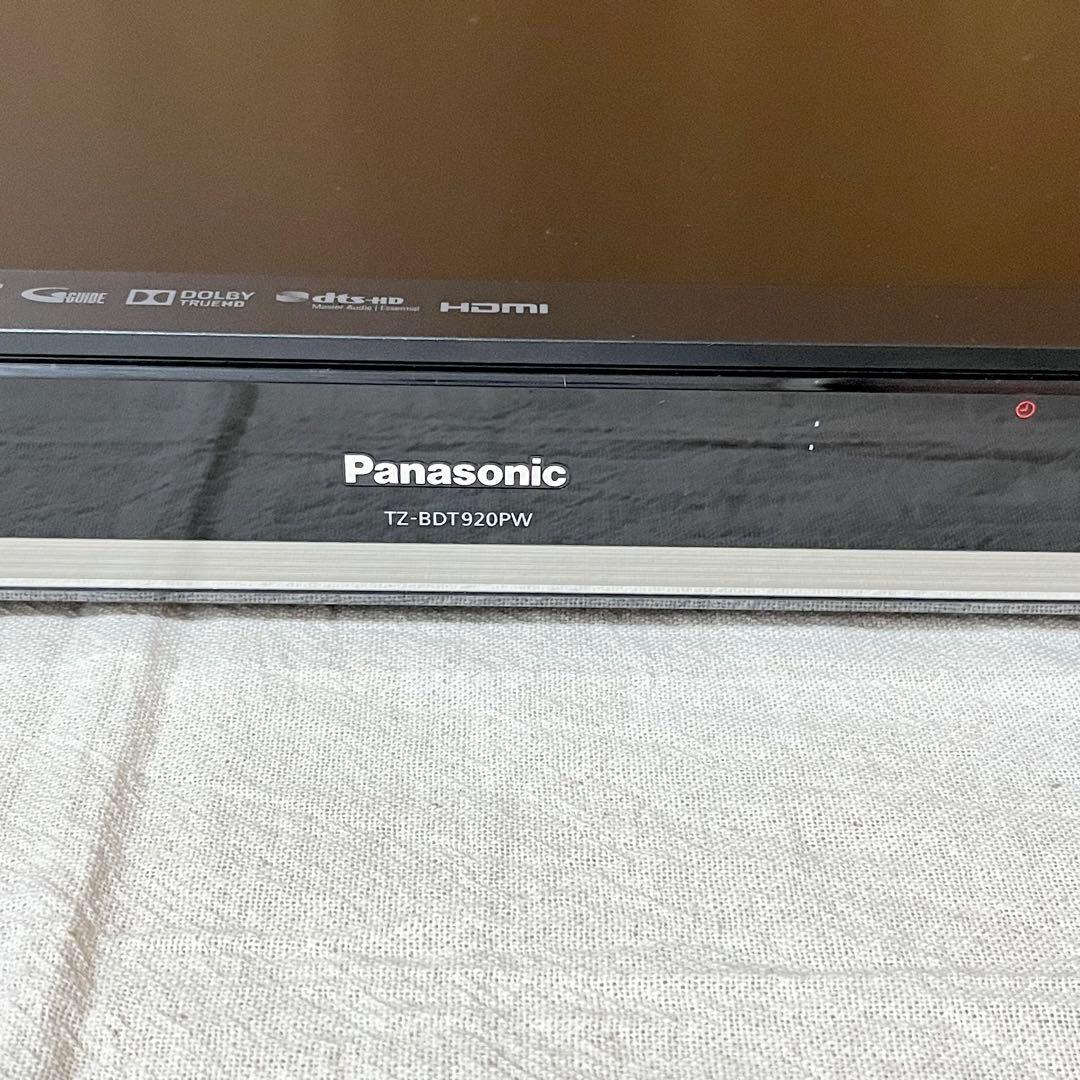 美品Panasonicブルーレイレコーダー TZ-BDT920PW 1TB