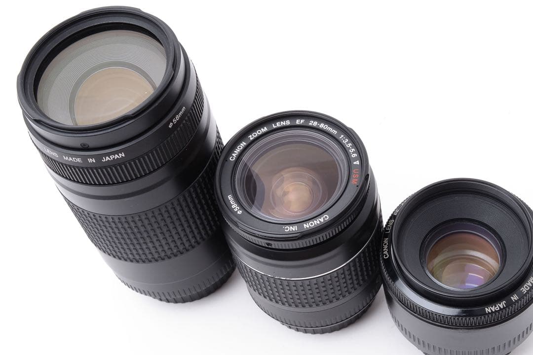 保証/フルサイズ/Canon EOS 90D 標準&望遠&単焦点レンズセット