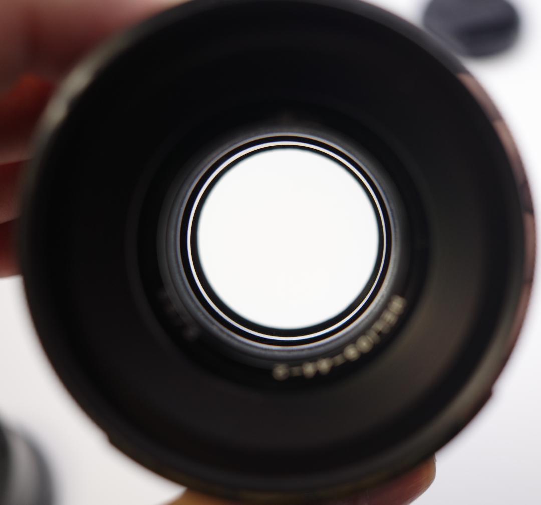 83 希少【希少】スクエア絞り未使用　ぐるぐるボケ　 ヘリオス　44-2 M42