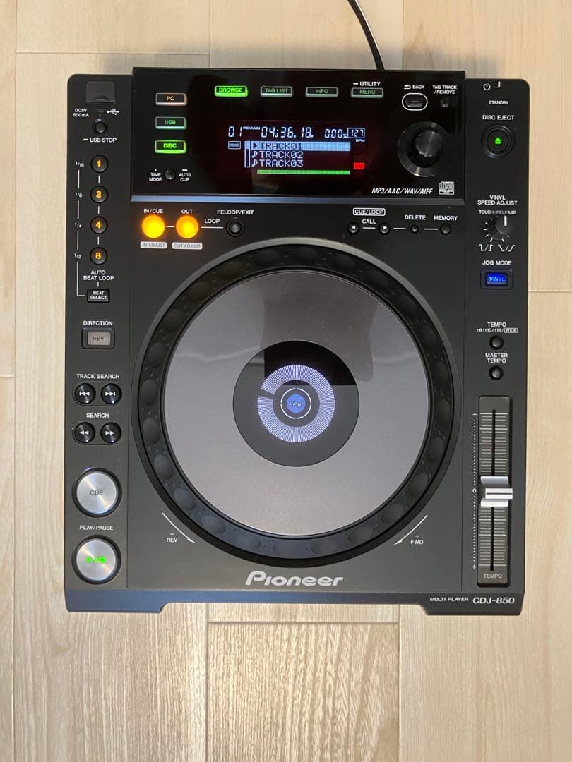 Pioneer CDJ-850-K ブラック 美品 動作確認済み