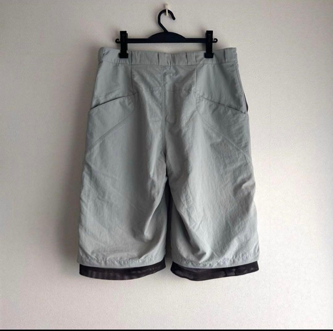 sansangear cut off mesh shorts ショーツ