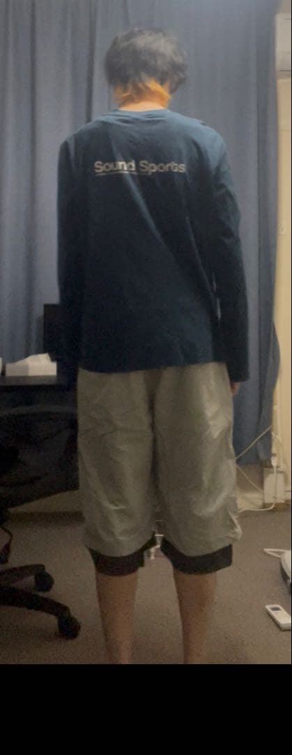 sansangear cut off mesh shorts ショーツ