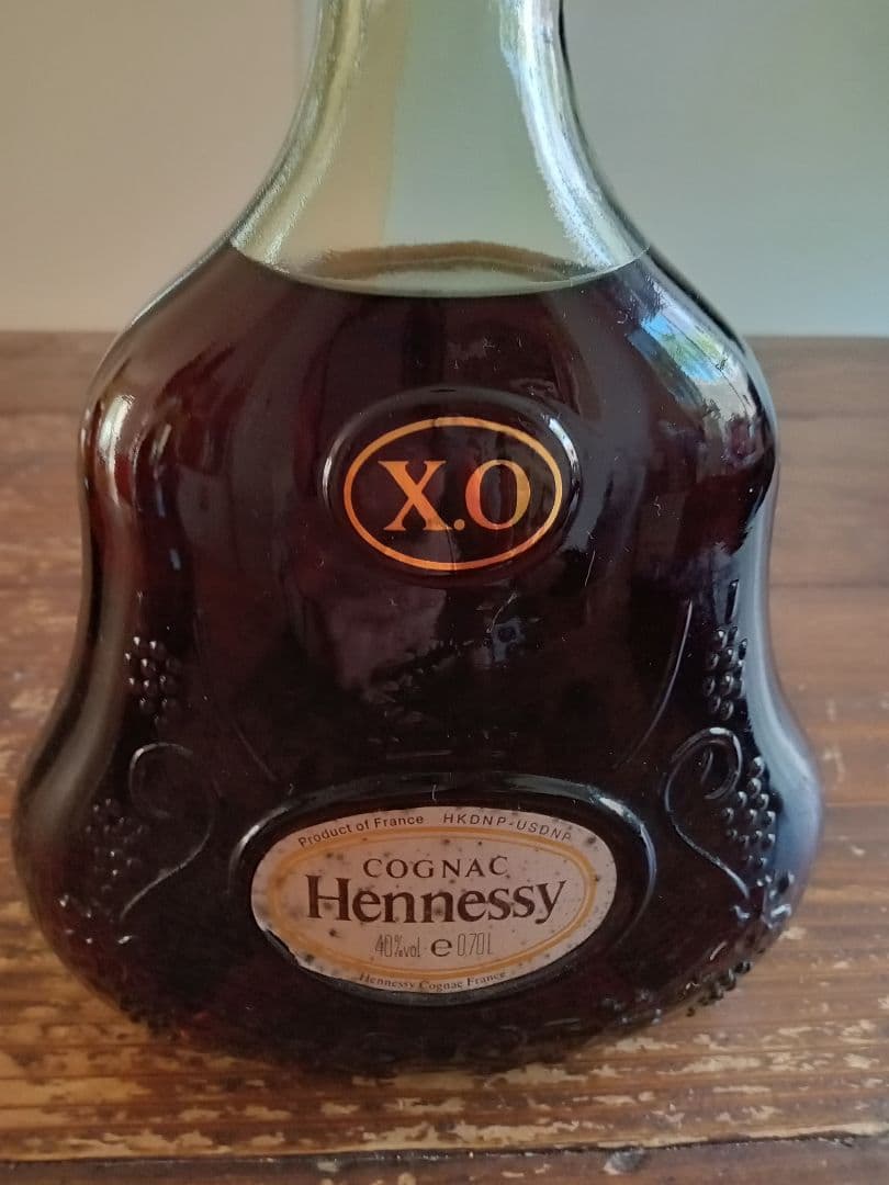 Hennessy XO コニャック 金キャップグリ―ンボトル