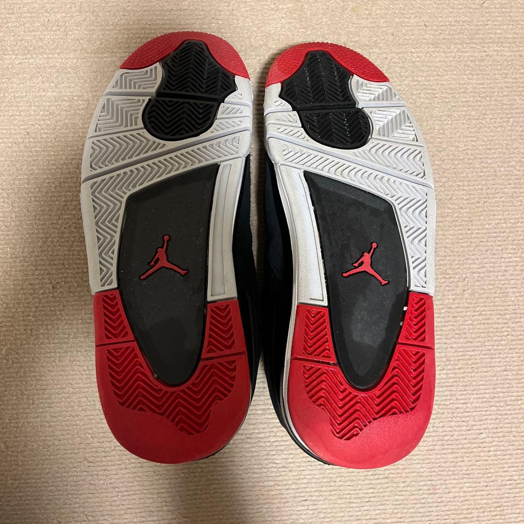 【新品同様】27,5cmエアジョーダン4 RM ブラック12/25購入スニーカー