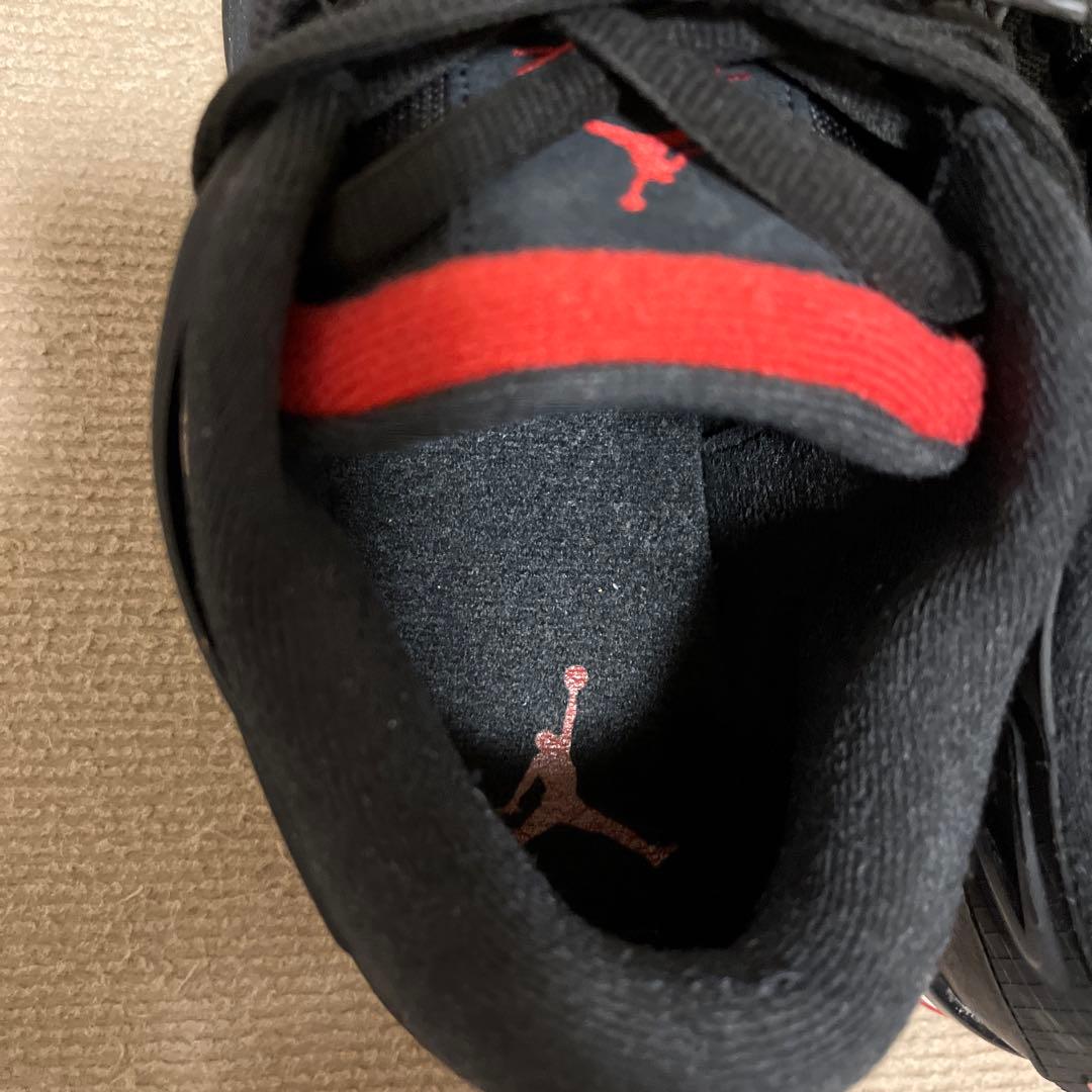 【新品同様】27,5cmエアジョーダン4 RM ブラック12/25購入スニーカー