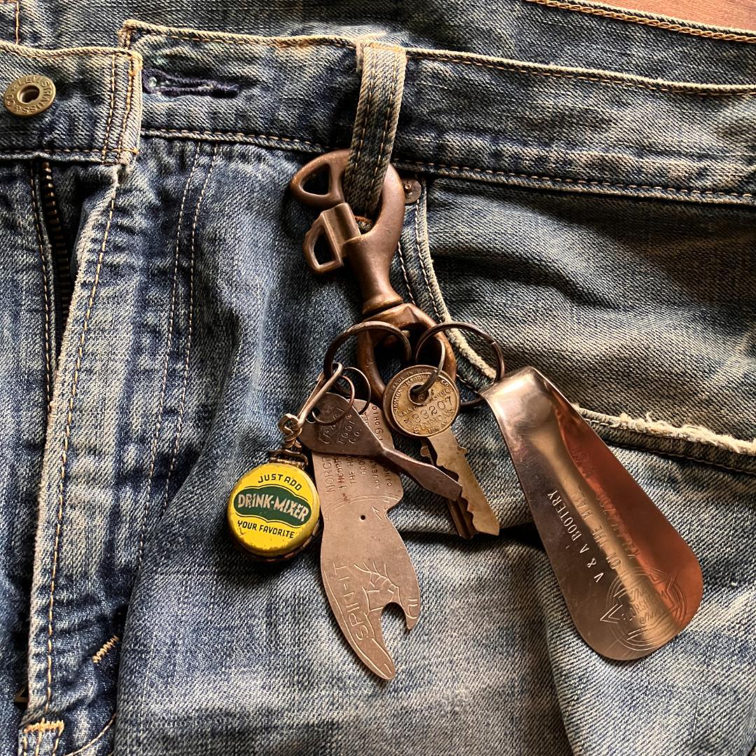 ★US Junk Keychain／Vintage