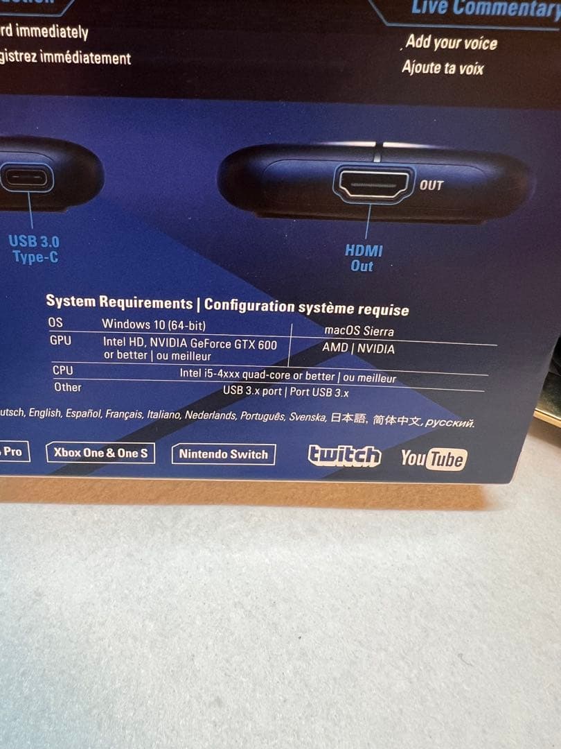 elgato HD60 S キャプチャーカード