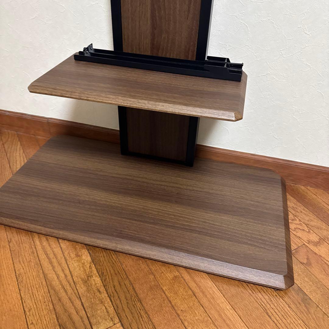 朝日木材加工 テレビスタンド 40~65型 幅85㎝ AS-WB850 ブラウン
