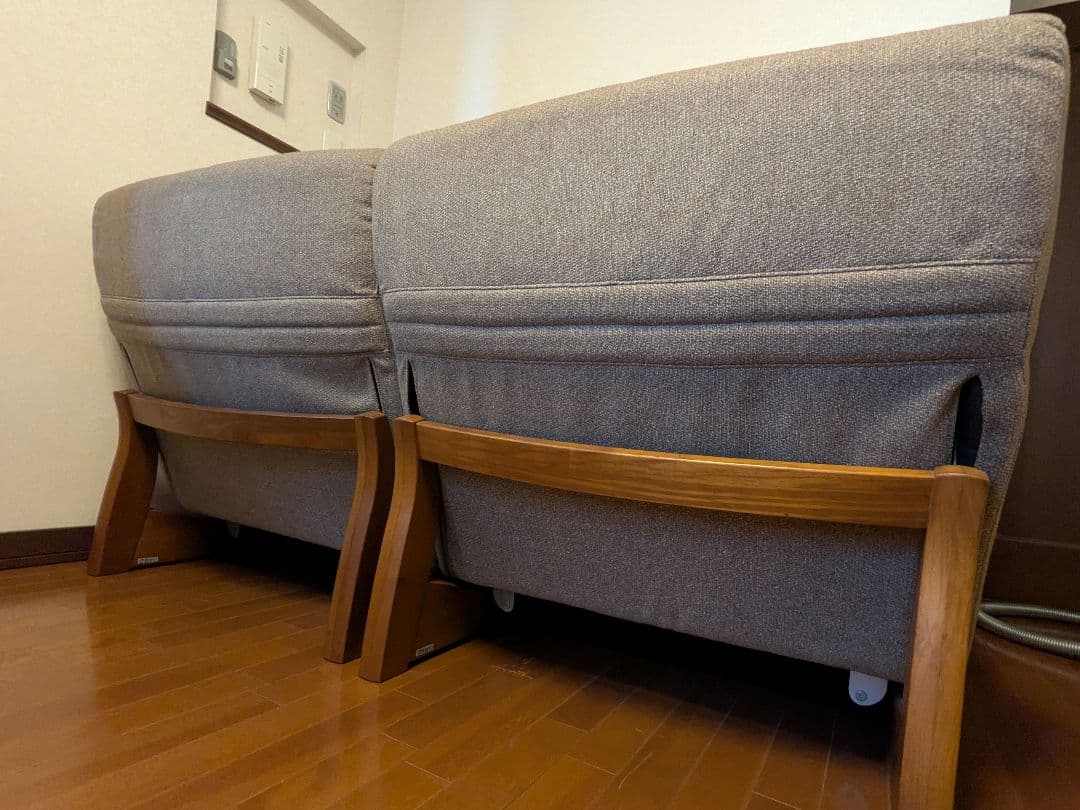 【統次郎】カリモク リクライニングソファ（左肘掛け側） チターノ 中古美品