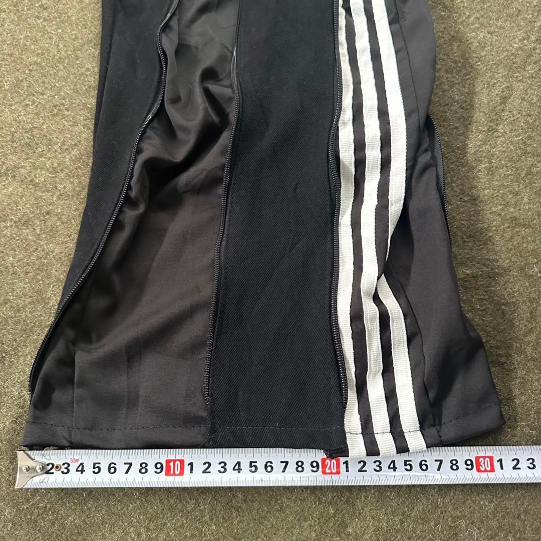 ⭐︎人気⭐︎リメイク　デニム　古着　韓国　4ジッパーデニム　アディダス　RMD016