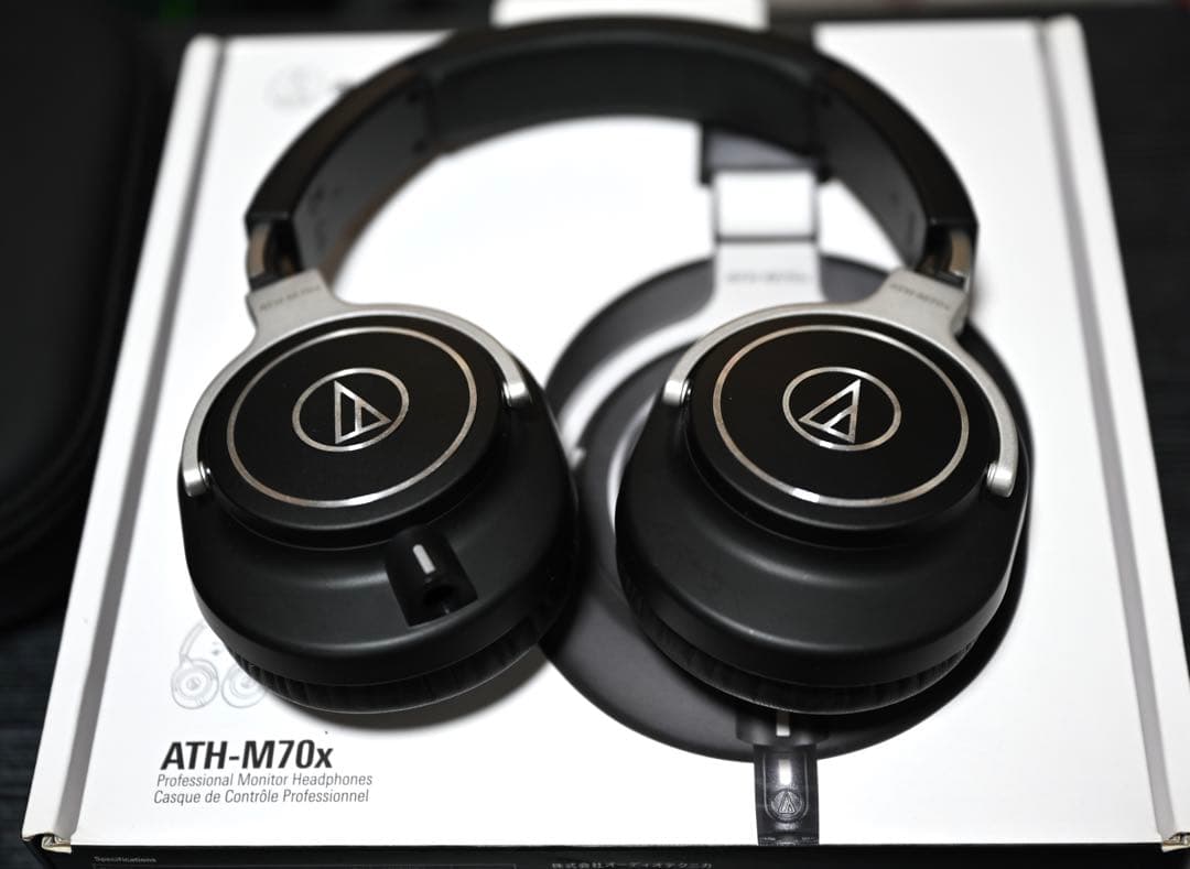 【良品】オーディオテクニカ ATH-M70x モニターヘッドホン【即納】