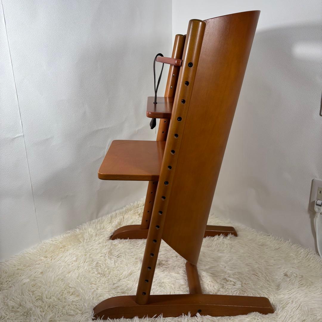 【良品】MOIZI モイジ　モイジチェア1 ガード付　ハイチェア　ベビーチェア