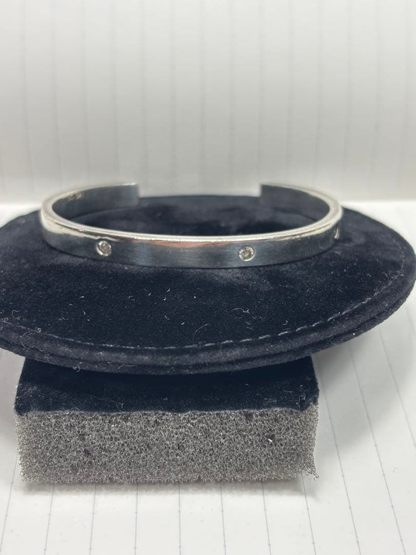 シルバー925 バングル　スタージュエリー