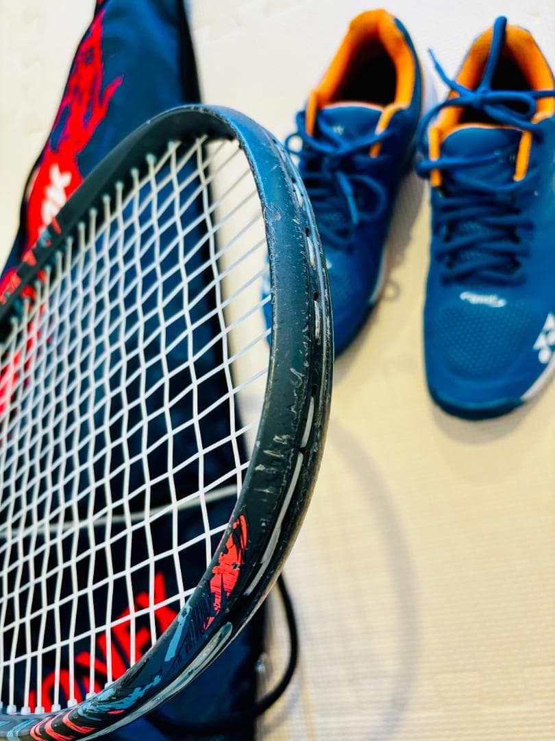 美品！！ヨネックス YONEX ソフトテニスラケット シューズ※ケースおまけ付き