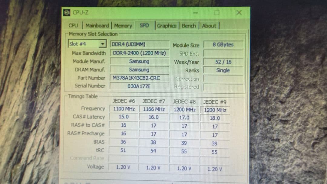 DDR4 8GBx4枚 32GB pc4-2400 動作確認済み ⑤