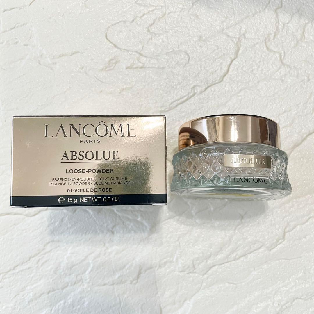 【美品】人気★ランコムアプソリュエッセンスイン パウダー01ヴォワールドゥローズ
