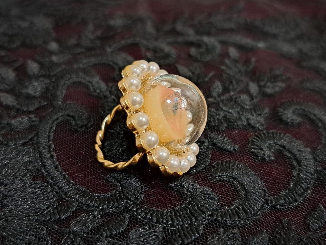 【最終値下げ】人形標本リング 目　Millna