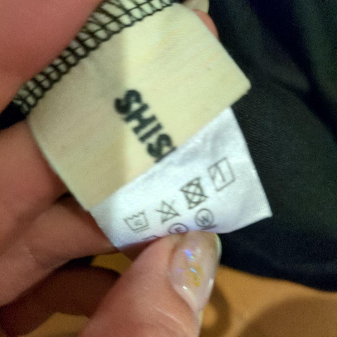 SHISHIKUIクロ長袖ベロアツイスト トップス