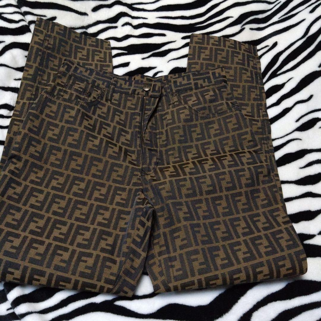 FENDI ズッカ柄パンツ　ユニセックス フェンディ　美品