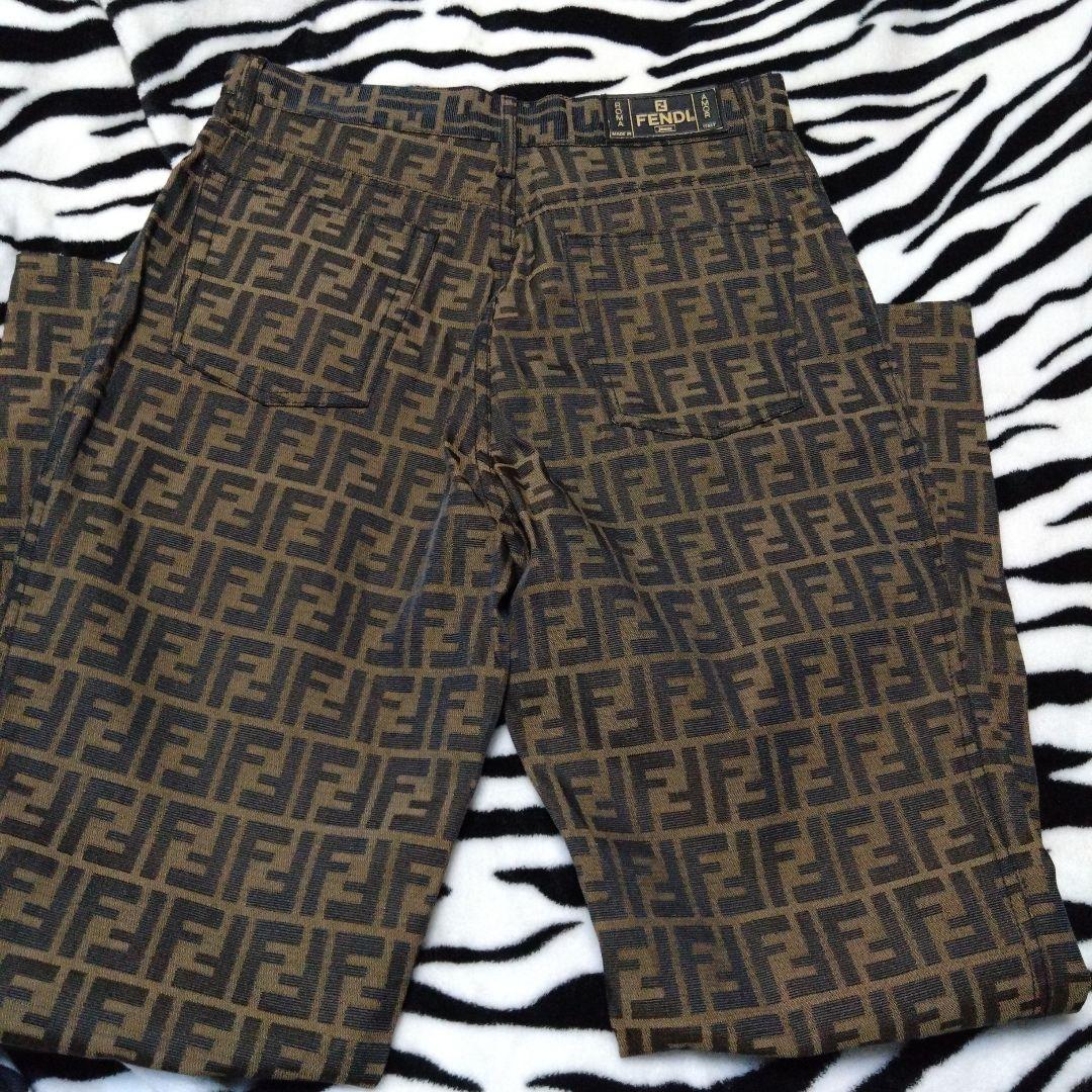 FENDI ズッカ柄パンツ　ユニセックス フェンディ　美品