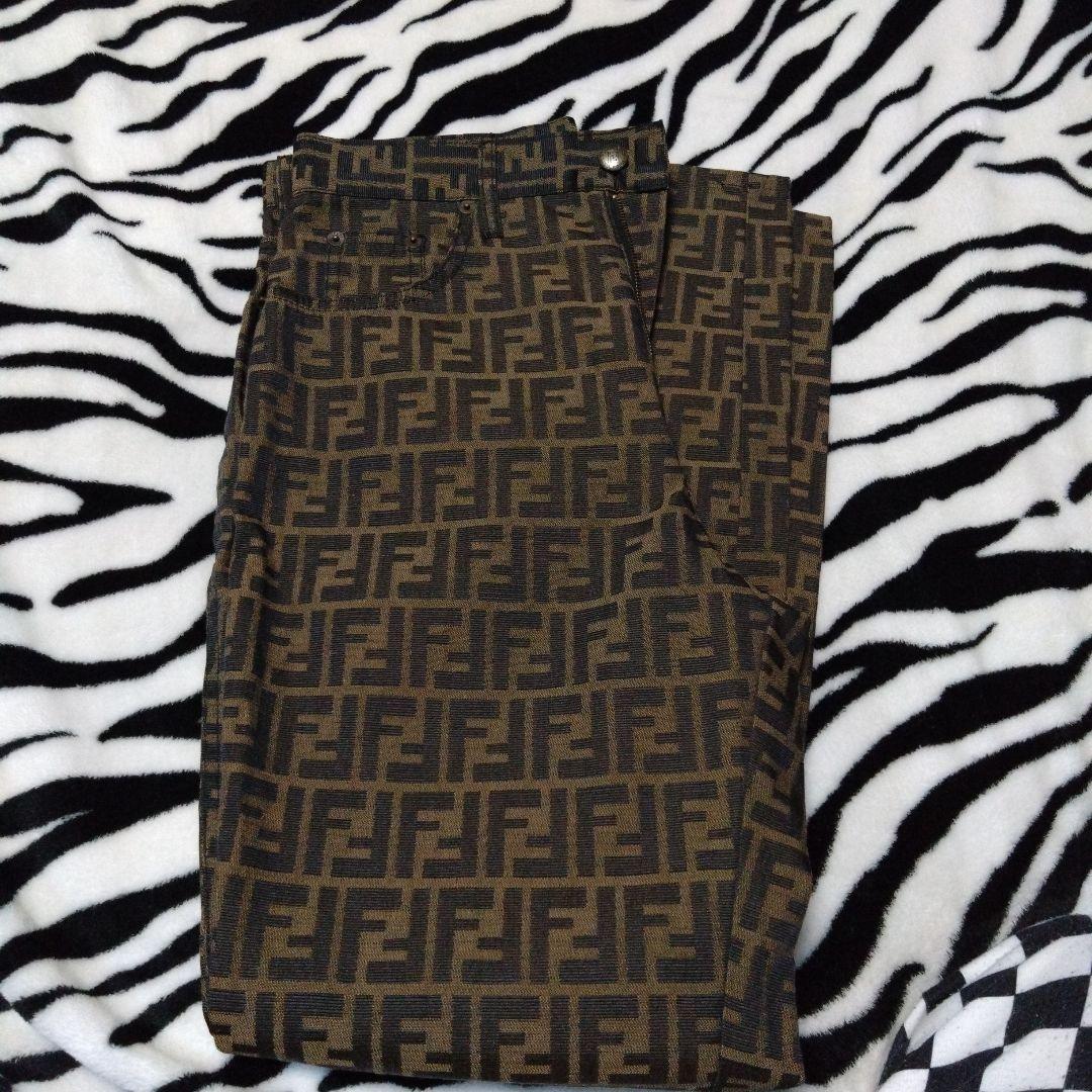 FENDI ズッカ柄パンツ　ユニセックス フェンディ　美品