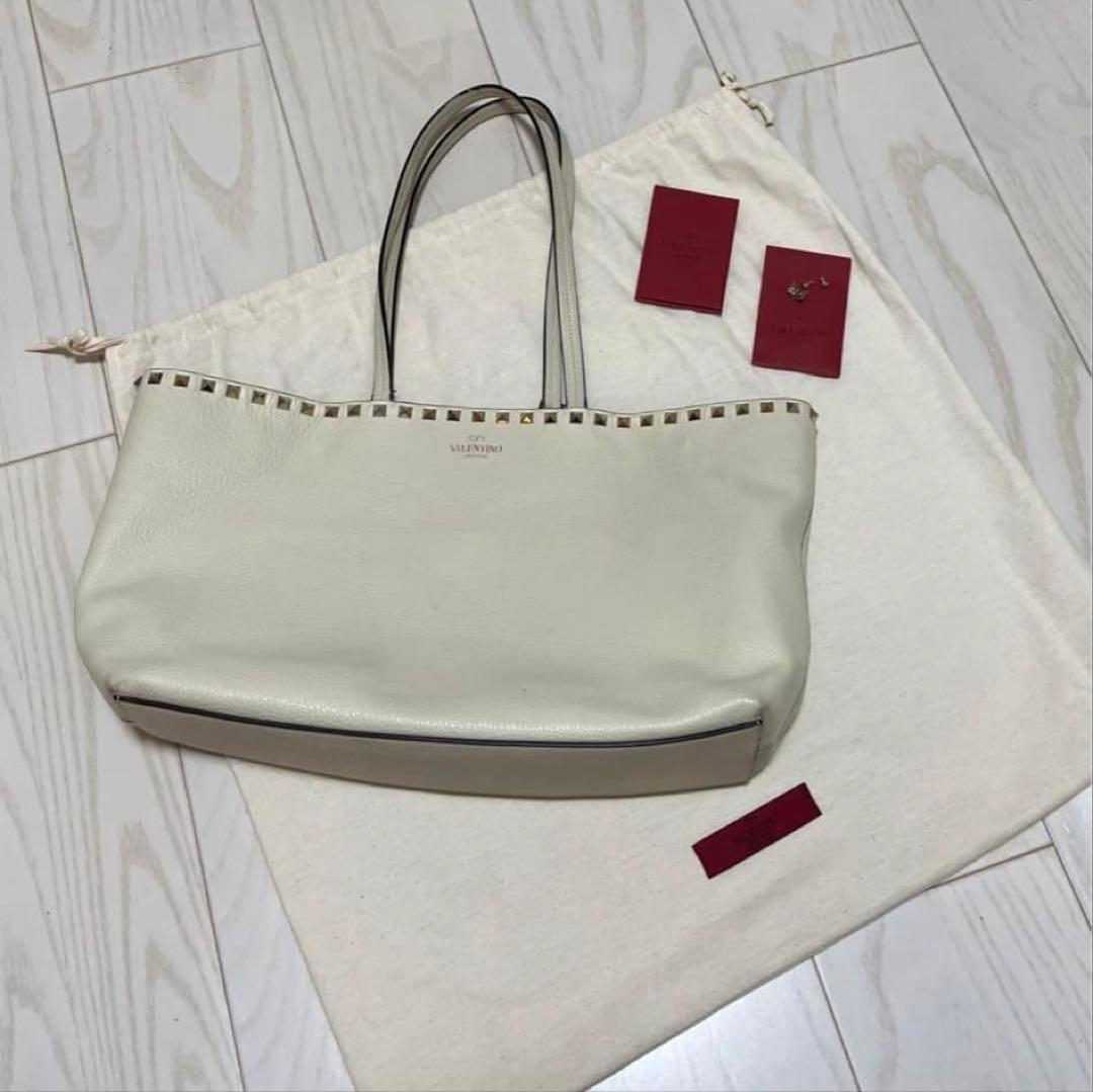 最後値下げ　VALENTINO GARAVANI ホワイトトートバッグ