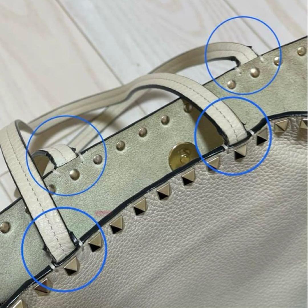 最後値下げ　VALENTINO GARAVANI ホワイトトートバッグ