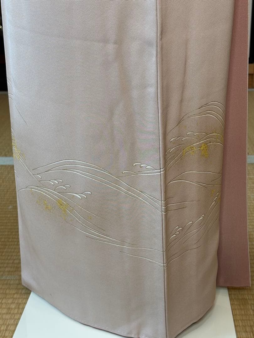 フォーマル4点フルセット 正絹訪問着　袋帯　帯締め帯揚げ