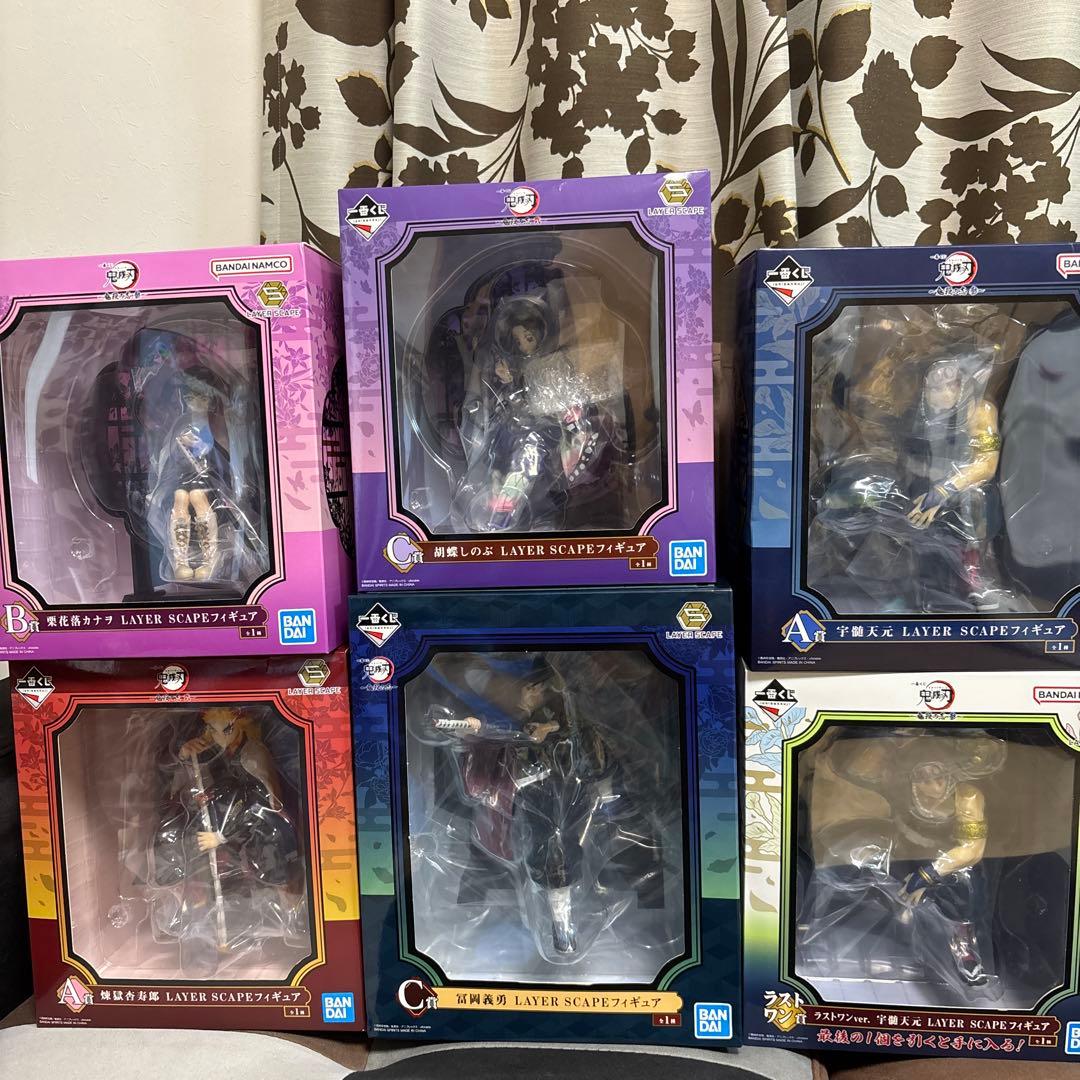 鬼滅の刃　一番くじ　フィギュア　6種セット