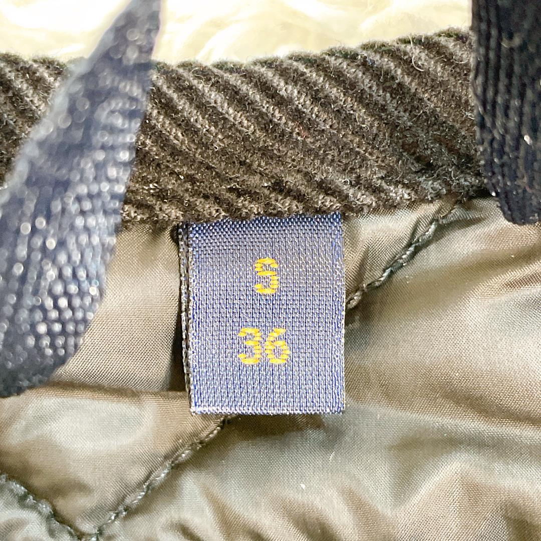 【美品】 ラベンハム キルティングベスト S 黒 36 イギリス製 希少モデル