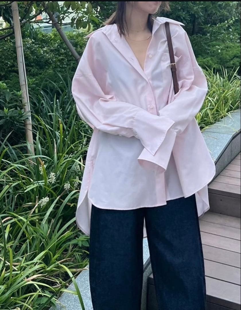 早い者勝ち！エトレトウキョウ 完売 ライトタンブラーオーバーサイズシャツ グレー