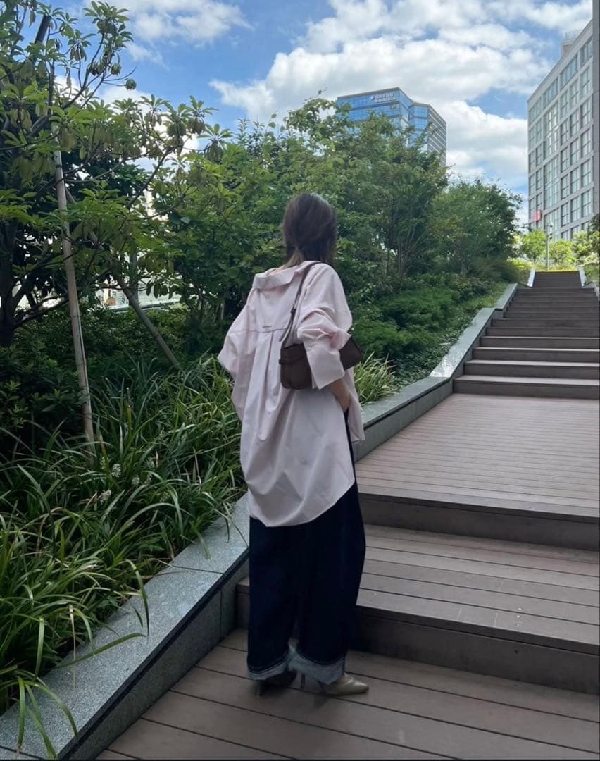 早い者勝ち！エトレトウキョウ 完売 ライトタンブラーオーバーサイズシャツ グレー