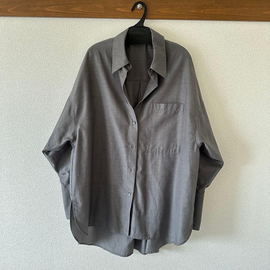 早い者勝ち！エトレトウキョウ 完売 ライトタンブラーオーバーサイズシャツ グレー