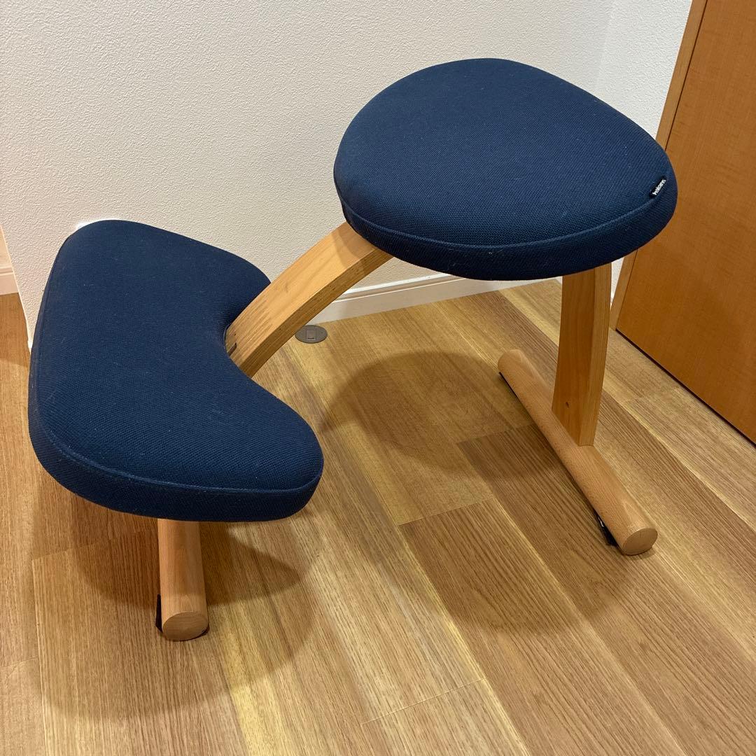 サカモト　バランスイージー バランスチェア ネイビー