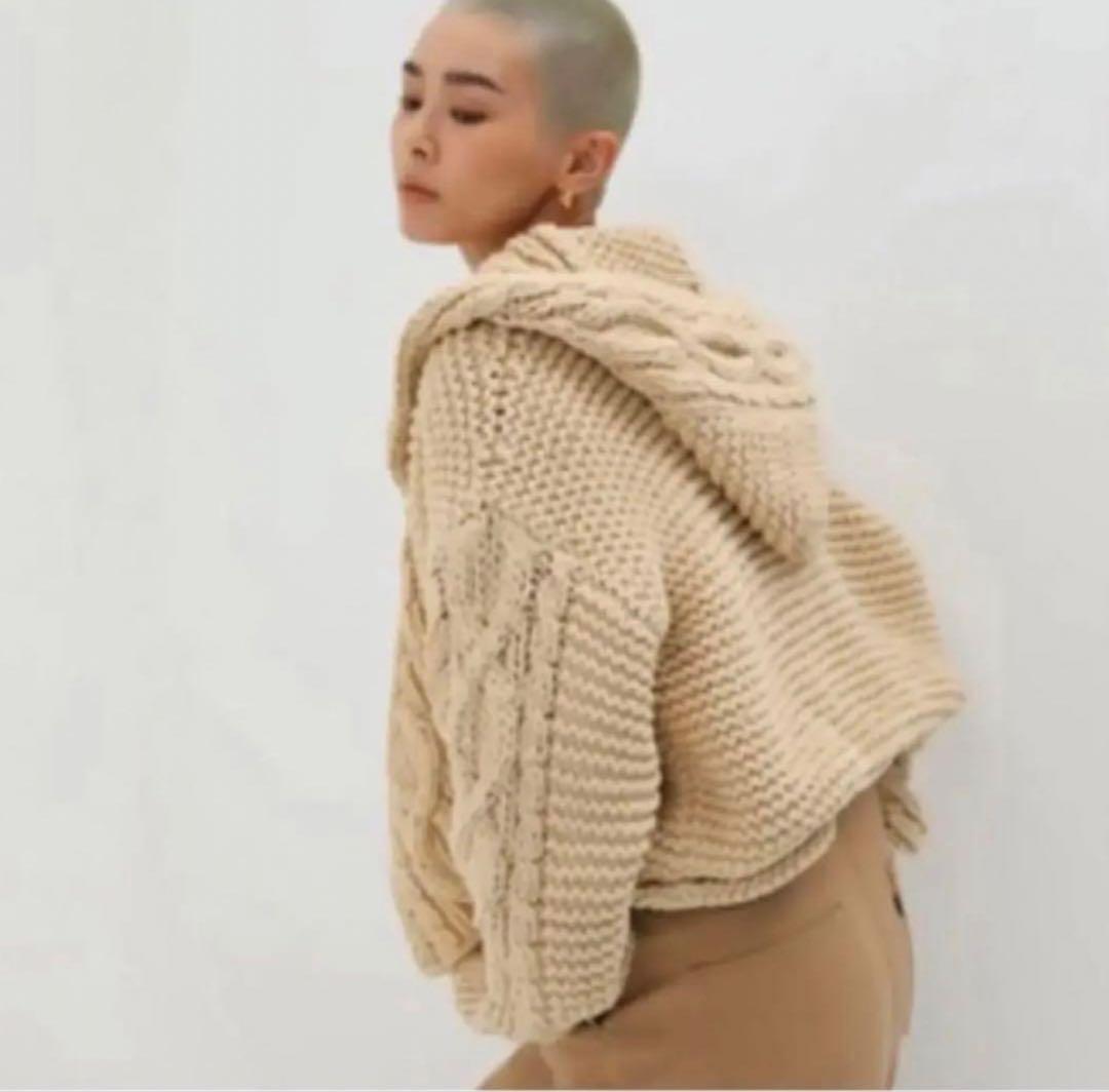 Searoomlynn❤︎フーディー ニット ジャケット カーディガン